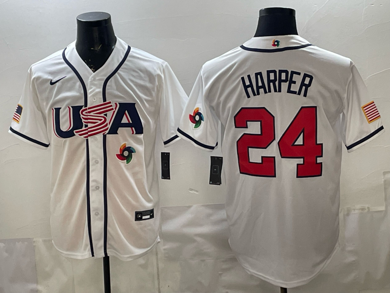 Men 2026 World cup white MLB Nike jersey 0097
